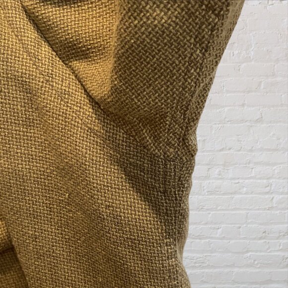 NAUTICA -- Men's Shirt, Linen, Short Sleeved Button Down, Collar, Beige, Pocket - Picture 7 of 9